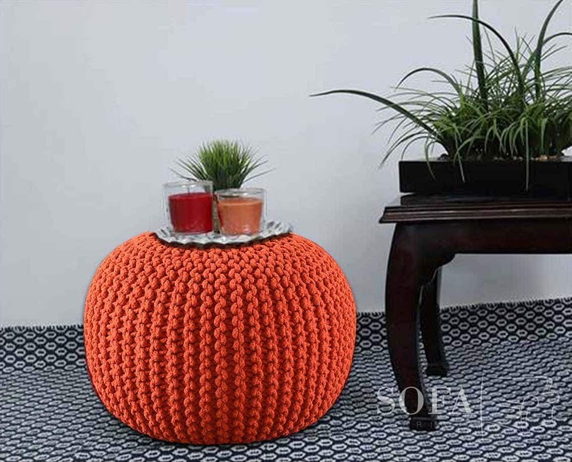 The Best Orange Poufs Of 2021 Fun And Funky Sofa Spring