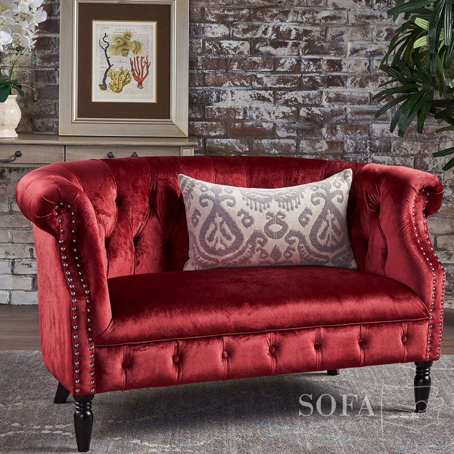 The Best Red Velvet Couches Of 2021 | Sofa Spring